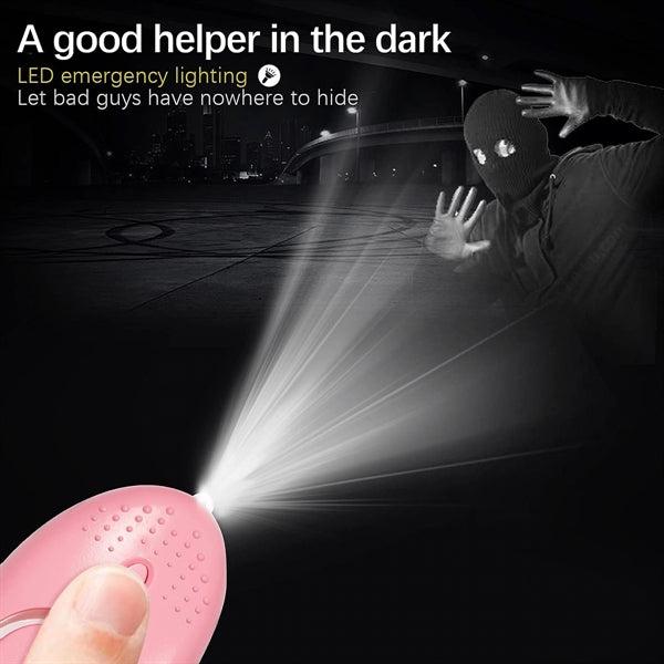 LED Emergency Personal Safty Alarm Keychain