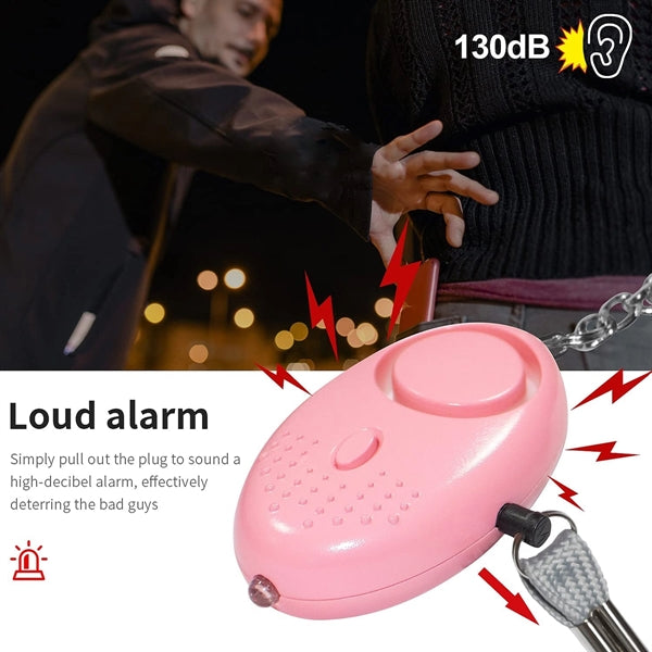 LED Emergency Personal Safty Alarm Keychain