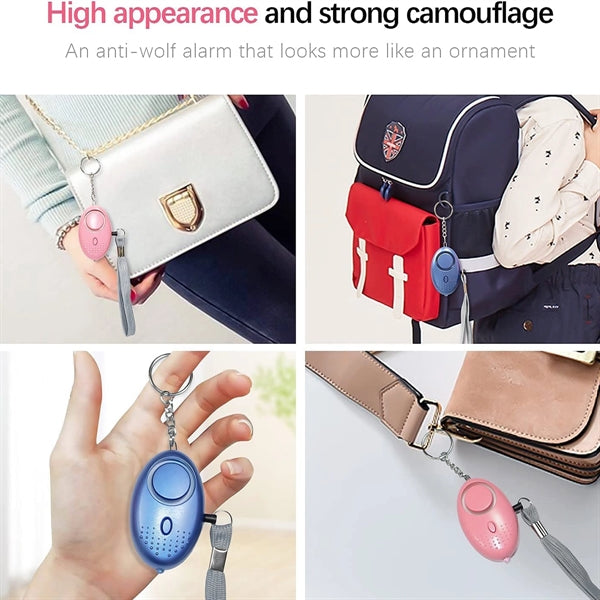 LED Emergency Personal Safty Alarm Keychain