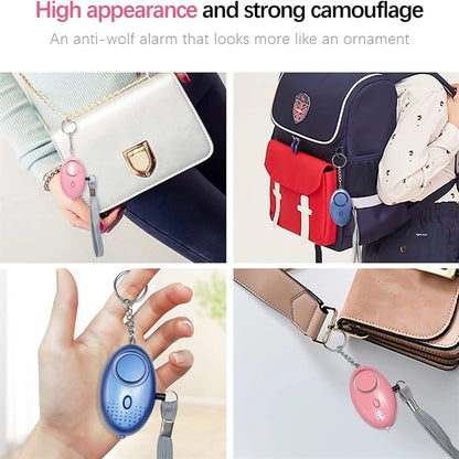 LED Emergency Personal Safty Alarm Keychain