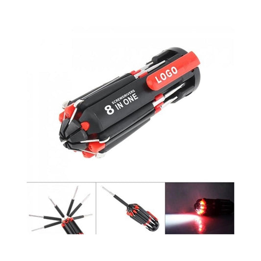 Portable Multifunction Screwdriver With LED Torch
