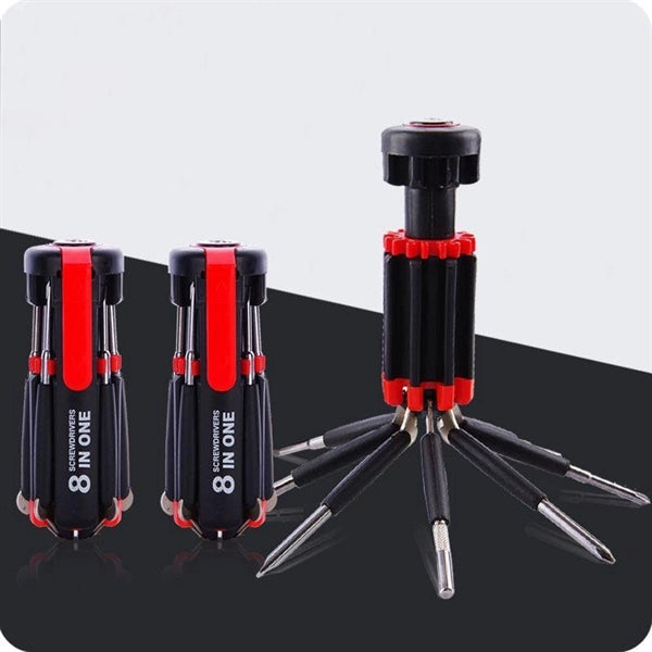 Portable Multifunction Screwdriver With LED Torch