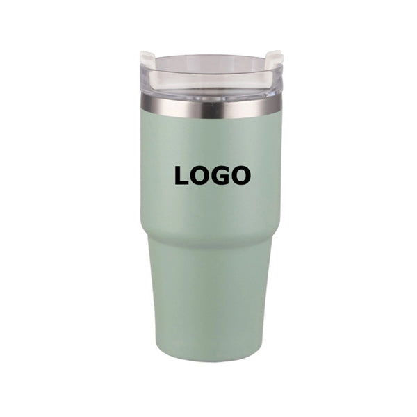Large Stainless Steel Tumbler With Straw And Lid