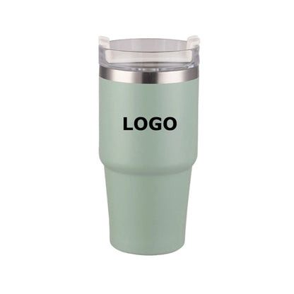 Large Stainless Steel Tumbler With Straw And Lid