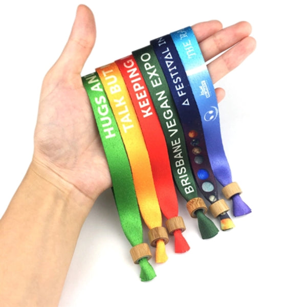 1/2" rPET Sublimated Eco-friendly Event Wristbands