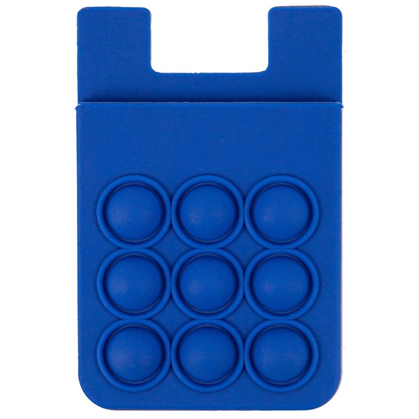 Popper Stress Reliever Silicone Phone Wallet