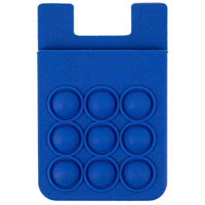 Popper Stress Reliever Silicone Phone Wallet