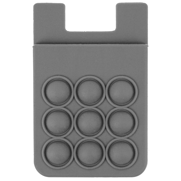 Popper Stress Reliever Silicone Phone Wallet