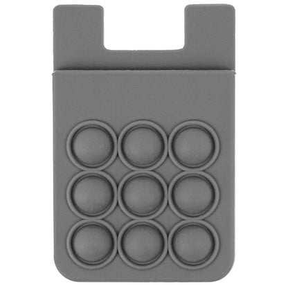 Popper Stress Reliever Silicone Phone Wallet