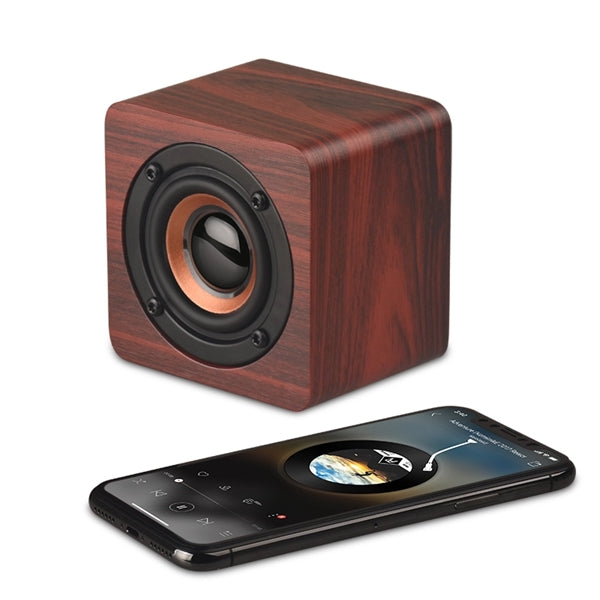 Mini Wireless Portable Wooden Speaker