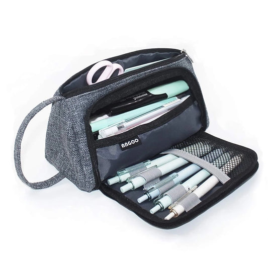 Big Capacity Canvas Pencil Case