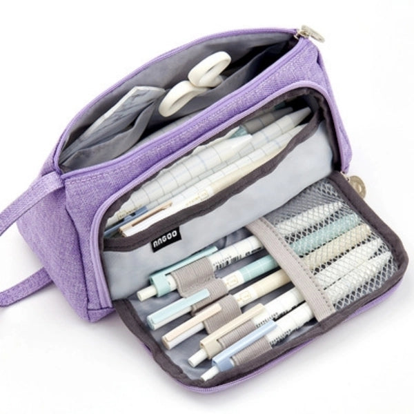 Big Capacity Canvas Pencil Case