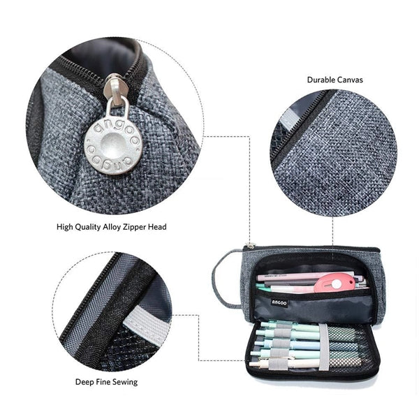 Big Capacity Canvas Pencil Case