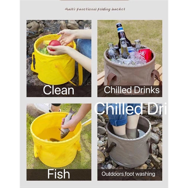 Multi Purpose Outdoor Folding Bucket