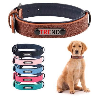 Super Fiber Leather Pet Collar