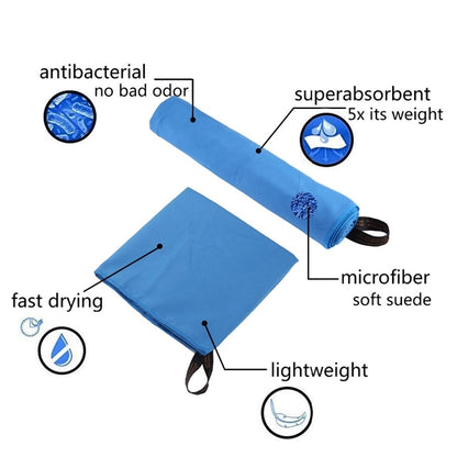 Microfiber Sports Towel Gym Beach Hand Scarf Quick Dry