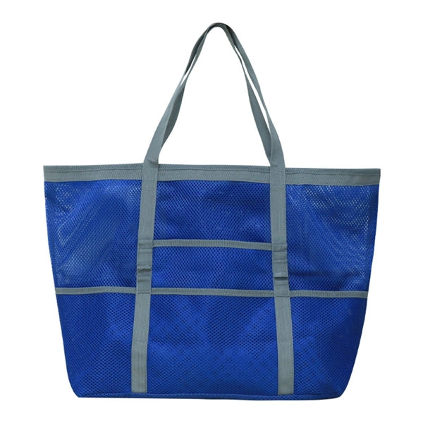 Mesh Pvc Tote Beach Pool Bag With Handle Grocery Storage