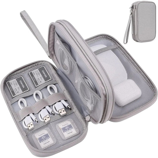 Portable Electronics Cable Organizer Bag