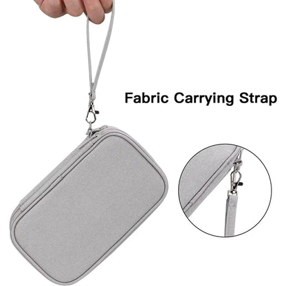 Portable Electronics Cable Organizer Bag