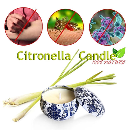 12 Packs Fragrant Mosquito Repellent Candle