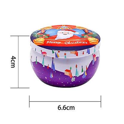 12 Packs Christmas Scented Candle Set