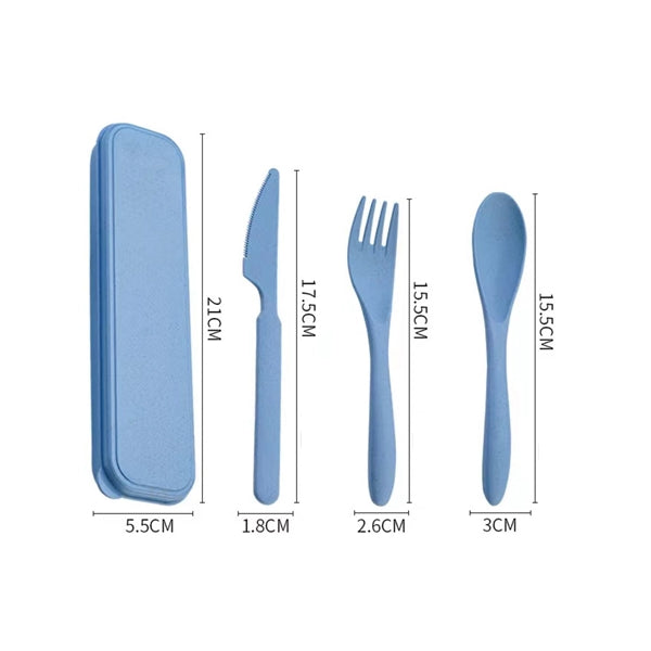 Portable Wheat Straw Cutlery