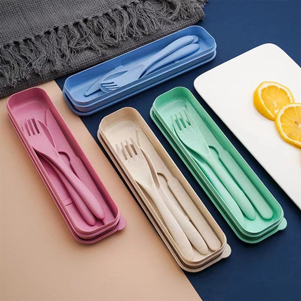 Portable Wheat Straw Cutlery
