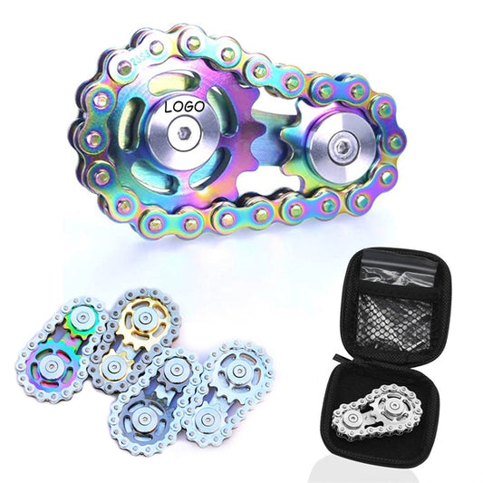 Stainless Steel Fingertip Sprocket Spinner Toy
