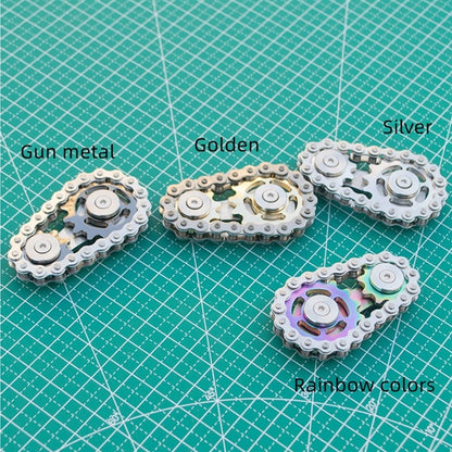Stainless Steel Fingertip Sprocket Spinner Toy