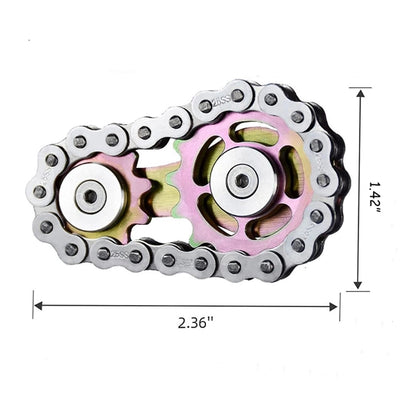 Stainless Steel Fingertip Sprocket Spinner Toy