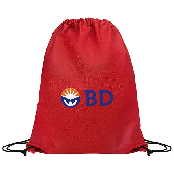 14.5 x 17.5 Eco-Friendly 80GSM Non-Woven Drawstring Backpack