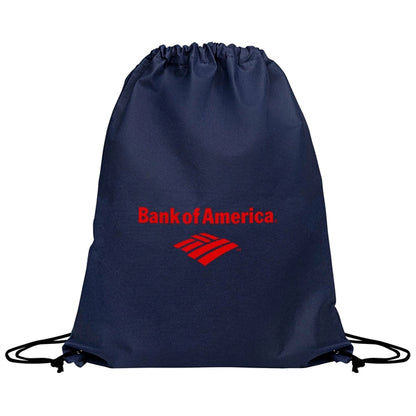 14.5 x 17.5 Eco-Friendly 80GSM Non-Woven Drawstring Backpack