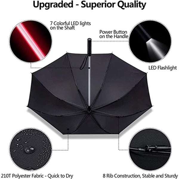 Colorful LED Luminous Umbrella
