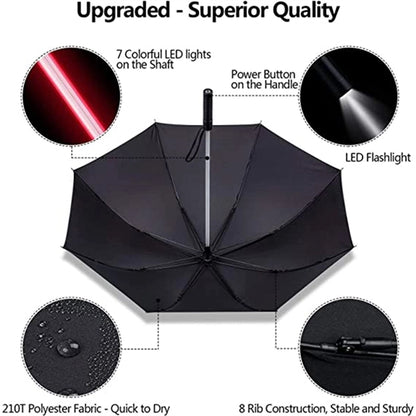 Colorful LED Luminous Umbrella