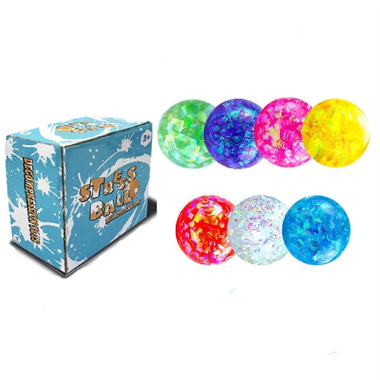 Decompression Ribbon Ball Extrusion Toy