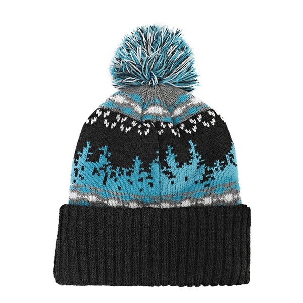 Unisex Knitted Adult PomPom Beanie Hat