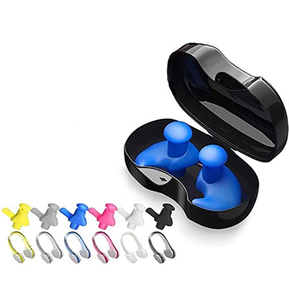 Swimming Ear Plug Nose Clip Set