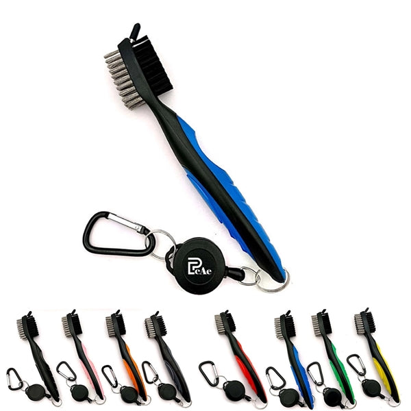 Golf Brush Groove Cleaner with Carabiner