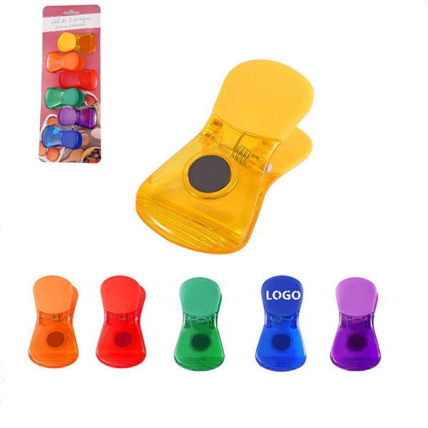 Colored Magnetic Plastic Clips