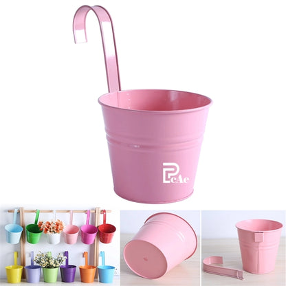 Mini Iron Hanging Flower Pots