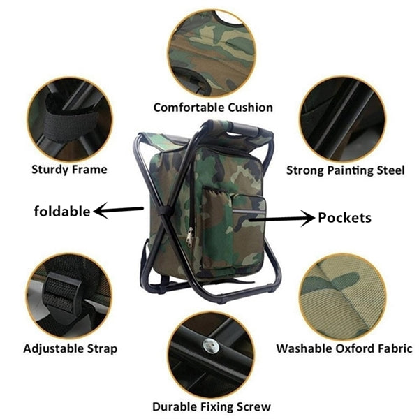 Folding Chair For Picnic Cooler