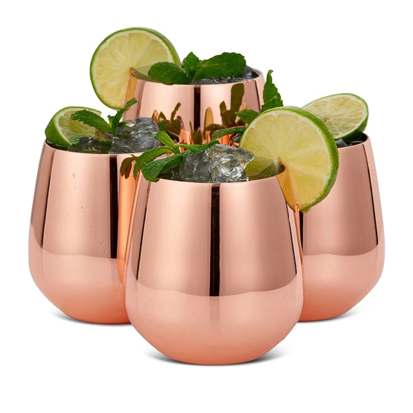 Portable Stainless Steel Stemless Wine Glasses