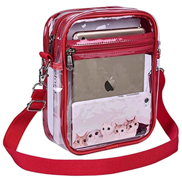 Clear Pvc Crossbody Purse Bag