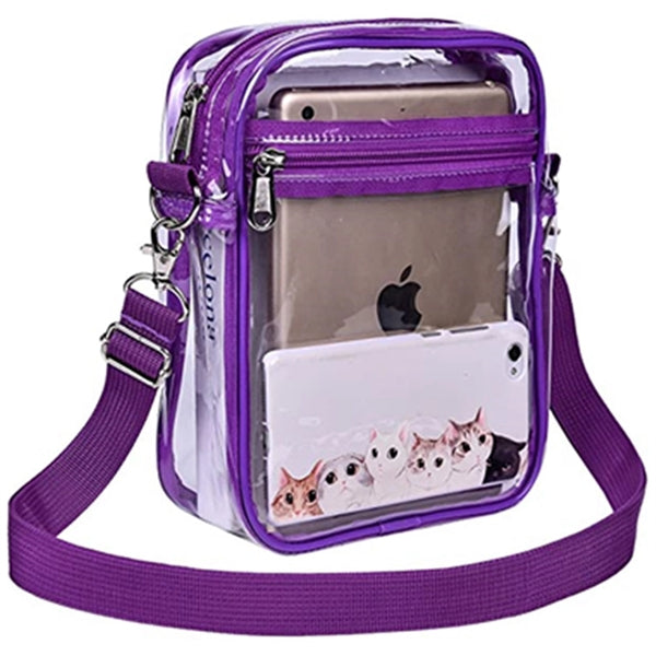 Clear Pvc Crossbody Purse Bag