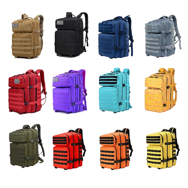 45L Tactical Military Backpack Durable Outdoor Gear Bag.