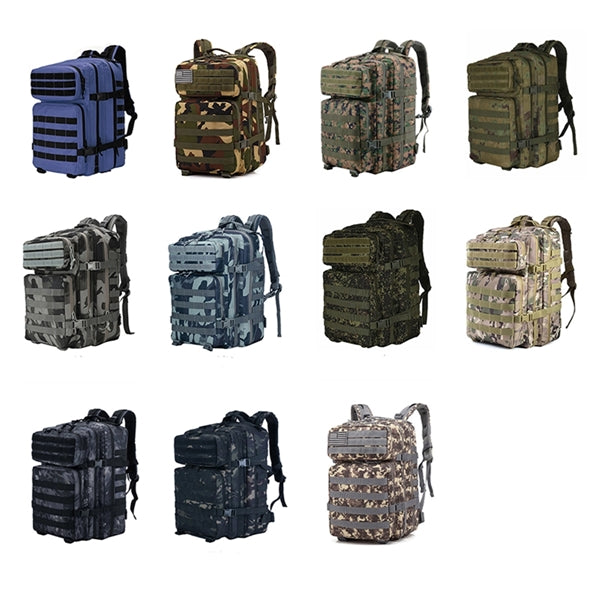 45L Tactical Military Backpack Durable Outdoor Gear Bag.