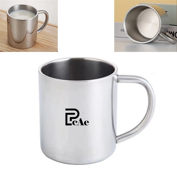 7.5 oz Stainless Steel Double Wall Mug