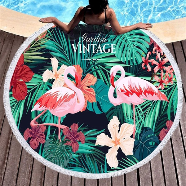 Round Beach Towel