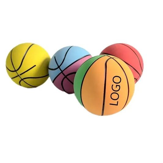 Mini Neon Rubber Playground Basketballs