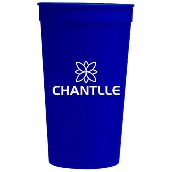 Custom Logo 16 Oz. Plastic Stadium Cup
